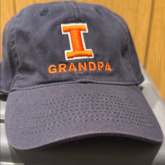 Navy Grandpa Cap Illinois Fighting Illini - Picture 1 of 2